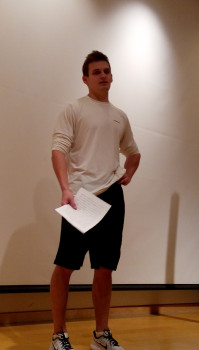 Evan Homovec'19 in 2017