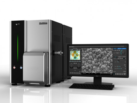 Scanning Electron Microscope and monitor