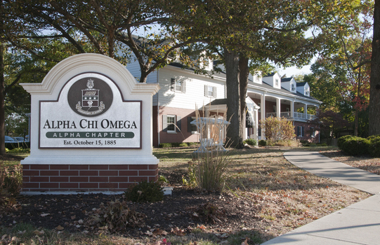The Alpha Chapter House of Alpha Chi Omega