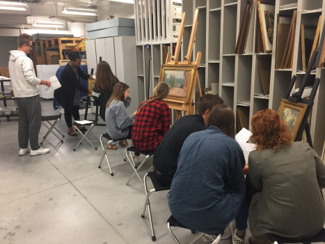 American Art Survey class, Fall 2017