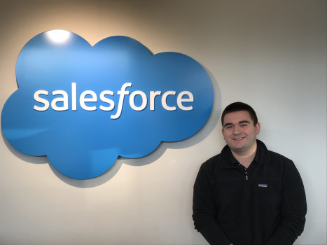 Elliott Atkinson '19 at Salesforce.