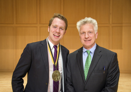 Steve Dobbs with Freid Medal