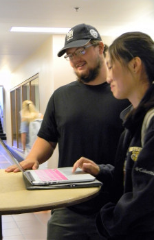 People at the HelpDesk