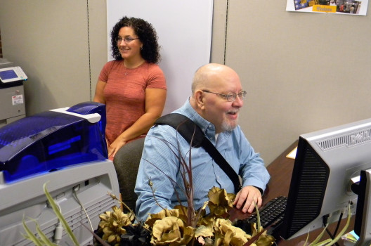 DePauw ID card office is located at the HelpDesk.