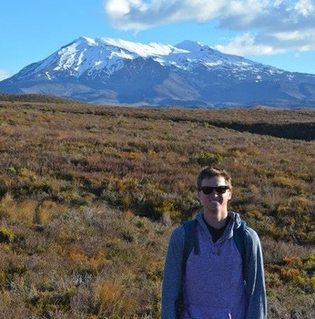 Eric Steele ('15) in New Zealand.