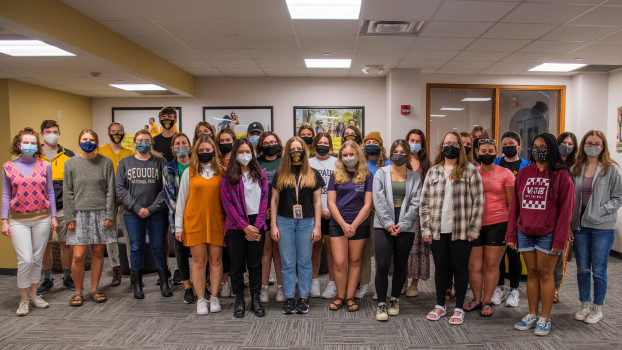 Fall 2021 Group Photo of Sustainability Leadership Program Students