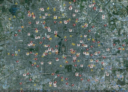Spread of Fast-Food Restaurants in Beijing, China by Yue Yu