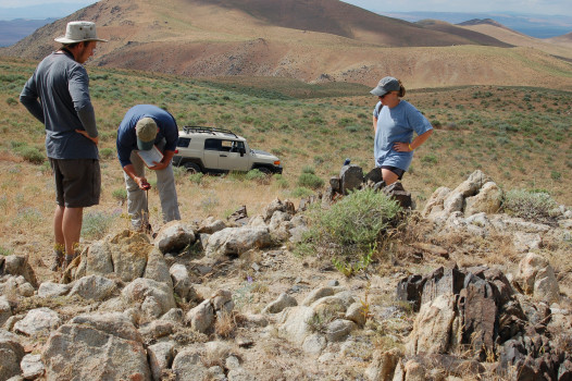 Fieldwork in NW Nevada.