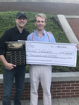 Mitch DeShurko '18 was the recipient of our Management Fellows Award for Excellence in Leadership.  