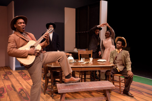 Scene from the performance of Joe Turner's Come and Gone in February 2018