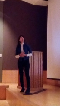 Class of 2007 alum, Dr. Susanne Kerekes gives a talk on Thai Buddhism.