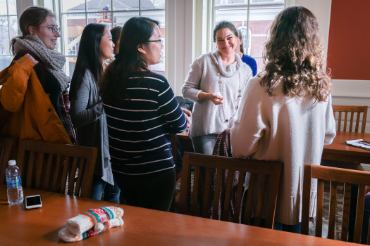 Students meeting together in Hoover