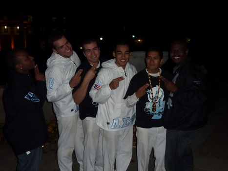 Lambda Sigma Upsilon Men at campus events