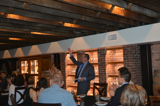 President McCoy speaking at the 2019 Asian Studies Banquet