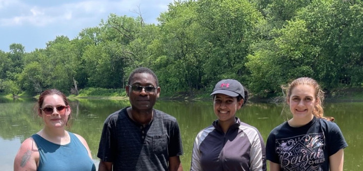 Microbial Ecology Squad - Mahaila Martin, Dr. Philips Akinwole, Amerti Guta & Maddy Draper