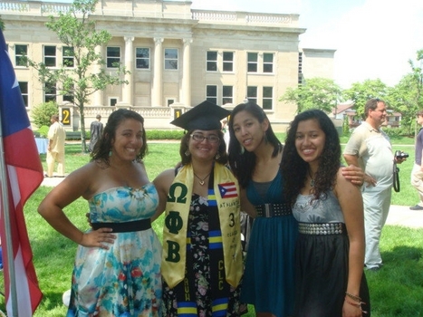 The Women of the Psi Chapter Omega Phi Beta Sorority, Inc. at DePauw's Commencement ceremony