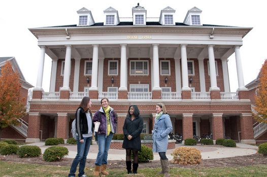 Reese Hall, the focal-point of Rector Village