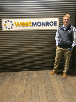 Ryan Horak '19 at West Monroe Partners.