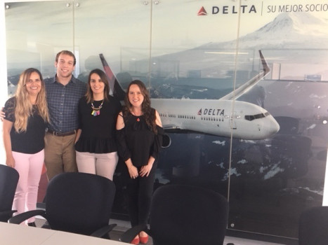 Zach Williams '19 serving on his semester long internship with Delta Air Lines.  