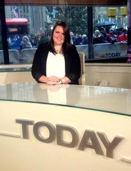 Marissa Jansen at The Today Show in New York.