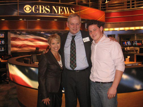 Ben Solomon at CBS News in New York (with Katie Couric and Dr. David Bohmer)