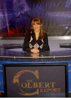 Lauren Weatherall at The Colbert Report