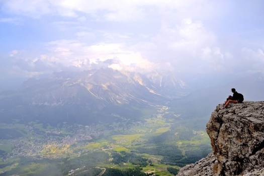 Hazy aerial view of Vistas