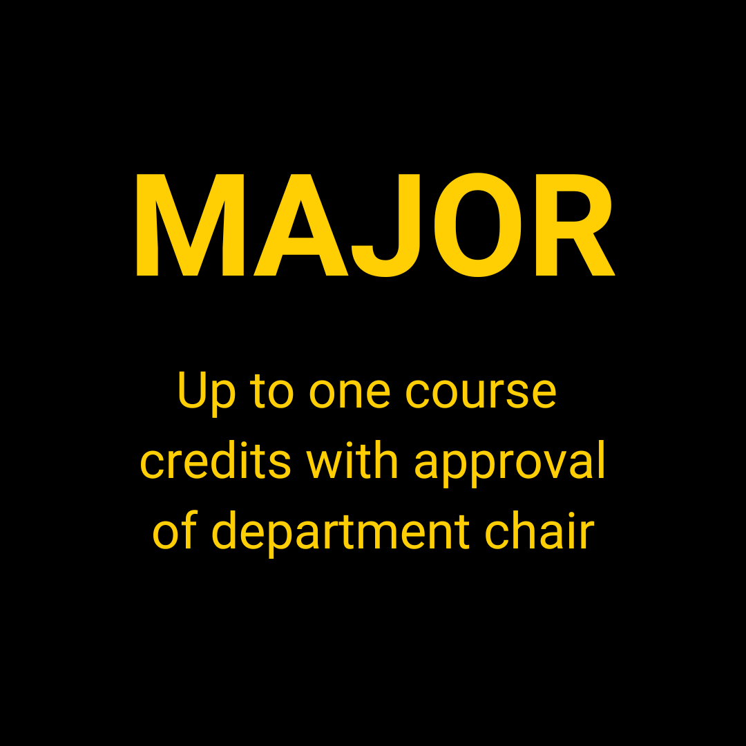 Major Course Credit