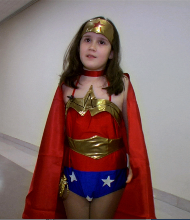 Katie Pineda in Wonder Woman costume