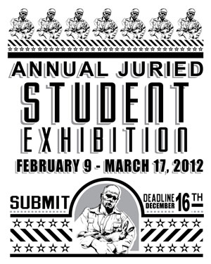Juried Student Art Exhibition exhibit cover art