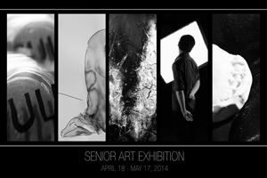 Cover art for 2014 Senior Show Artist Talks and Opening Reception