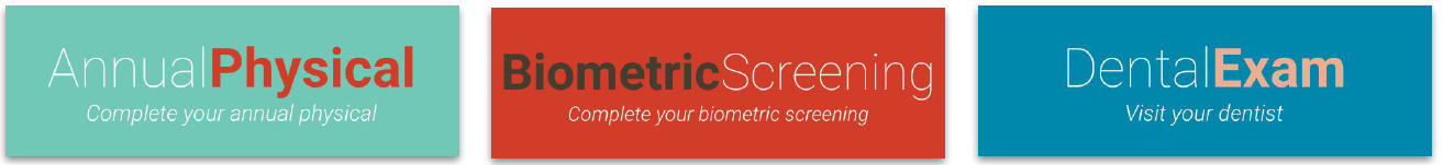Annual Physical, Biometric Screening, Dental Exam banner