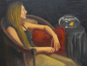 Lyndsay Moy, Fishbowl Reverie, 2007, Oil on canvas