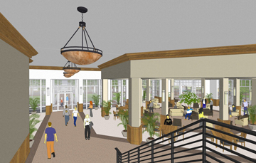 Rendering of Hubbard Center