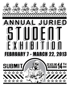 Annual Juried Student Exhibition logo