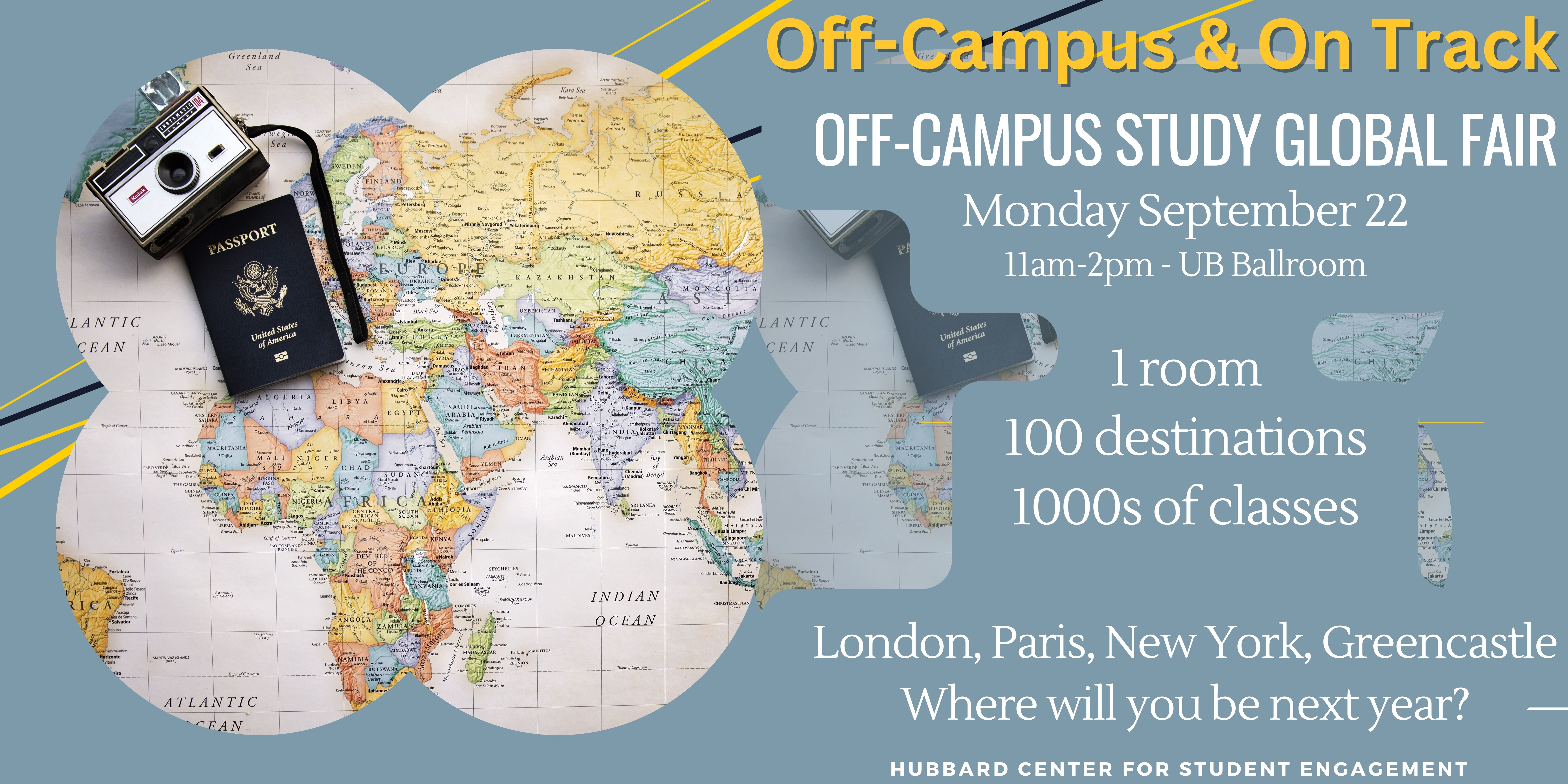Off-campus study Fair September 22 2025