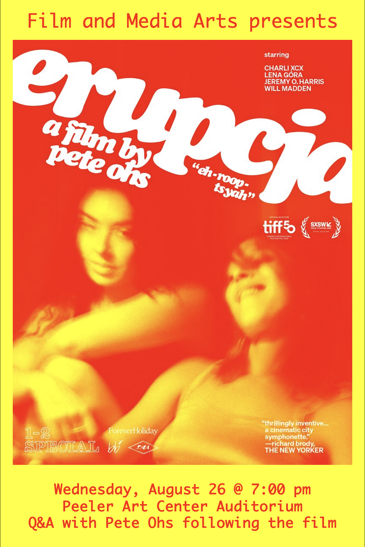 Movie Night @ DePauw - Erupcja by Pete Ohs ('05)