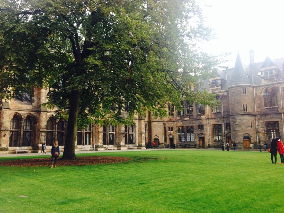 University of Glasgow campus photographed by Sydney Cason