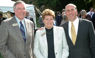 Dave and Suzanne Hoover with Brian Casey