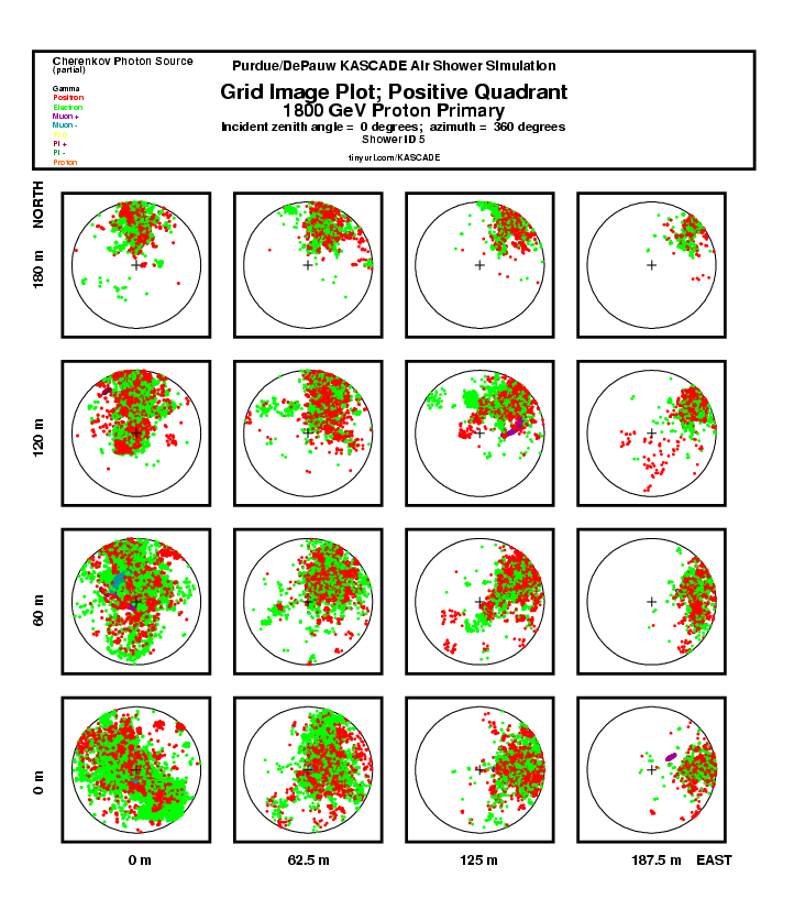 Shower 5 Grid Img Plot:  Positive Quadrant report