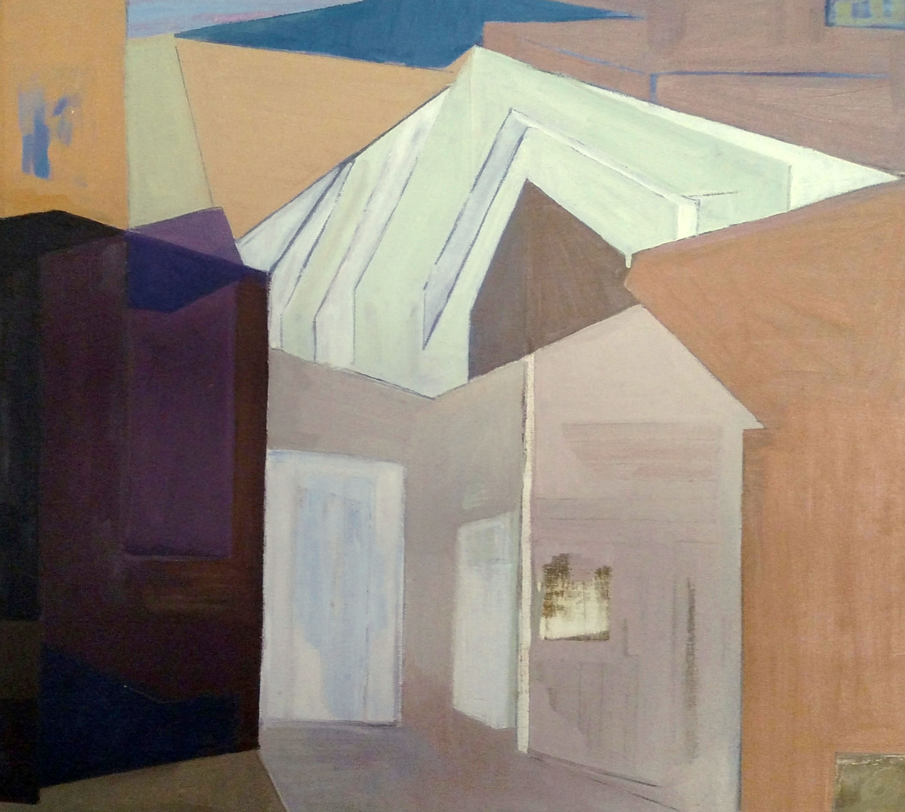 Megan Fogarty '06 In/Out Door, 2015 Oil on canvas 21 x 23 inches