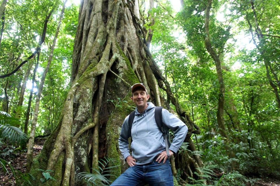 Joe Heithaus in the Costa Rica forest