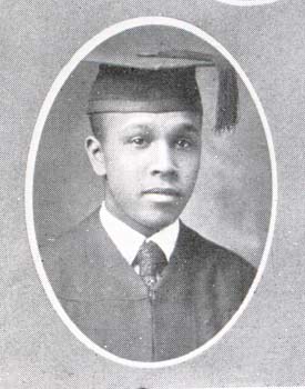 Percy Julian in graduation robes