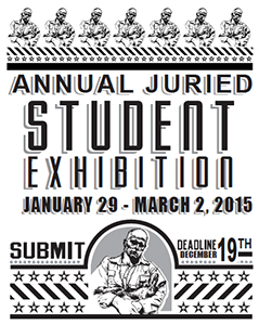 Annual Juried Student exhibition cover art