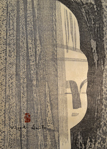 Kiyoshi Saito Buddha, 1962 Woodcut on paper