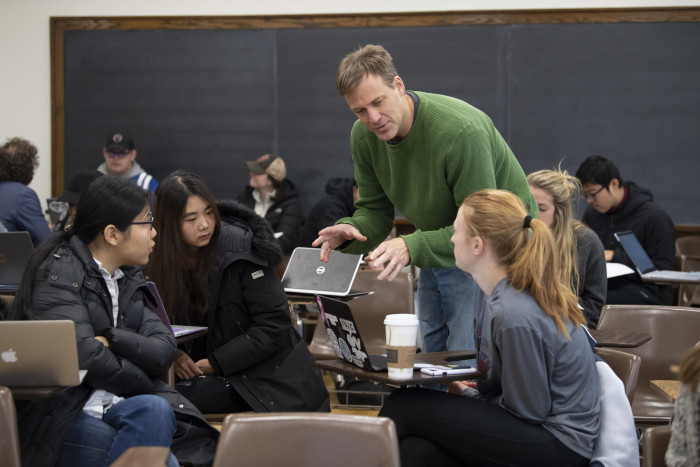 Students in a literature class