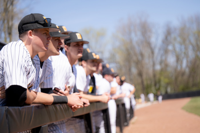 DePauw baseball dugout