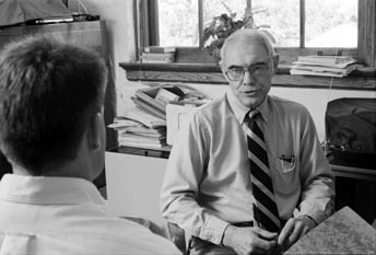 Professor Bob Newton in 1989