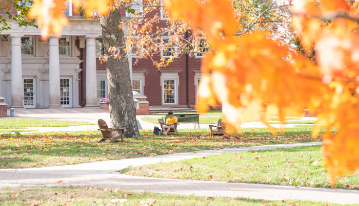 Campus in the fall