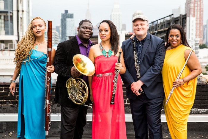 mani Winds and The Harlem Quartet band members